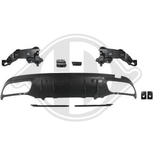 Mercedes C-Kl. W205 Lim/Cpe/Tour. 8.18-21 - Pokrywa zderzak