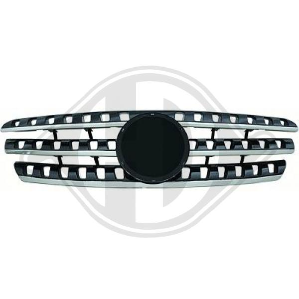 Mercedes M-Kl. W163 01-05 - Kratka chłodnicy (grill)