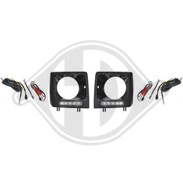 Mercedes G-Kl. W463 89->> - Zestaw reflektorów do jazdy dziennej