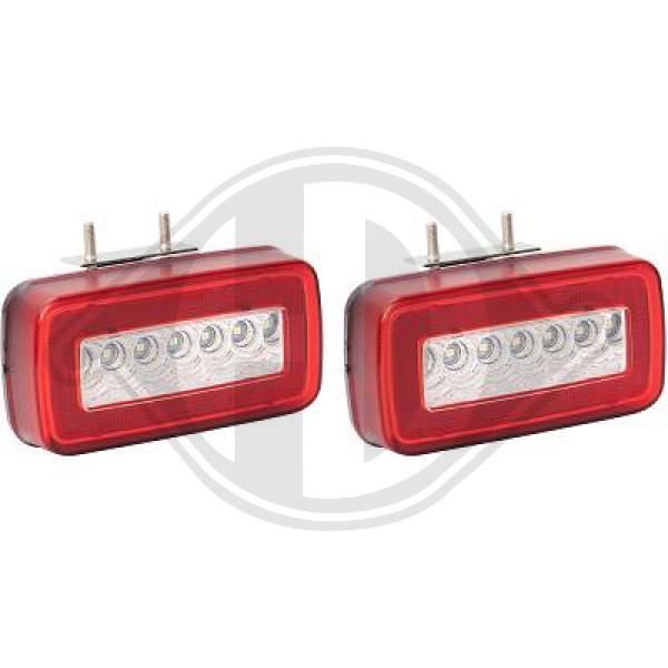 Mercedes G-Kl. W463 89->> - Lampy przeciwmgłowe tylne