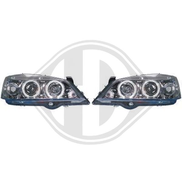 Opel Astra G Coupe/Cabrio 00->> - Zestaw reflektora głównego