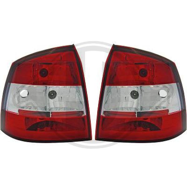 Opel Astra G 97-04 - Zestaw lampy tylnej