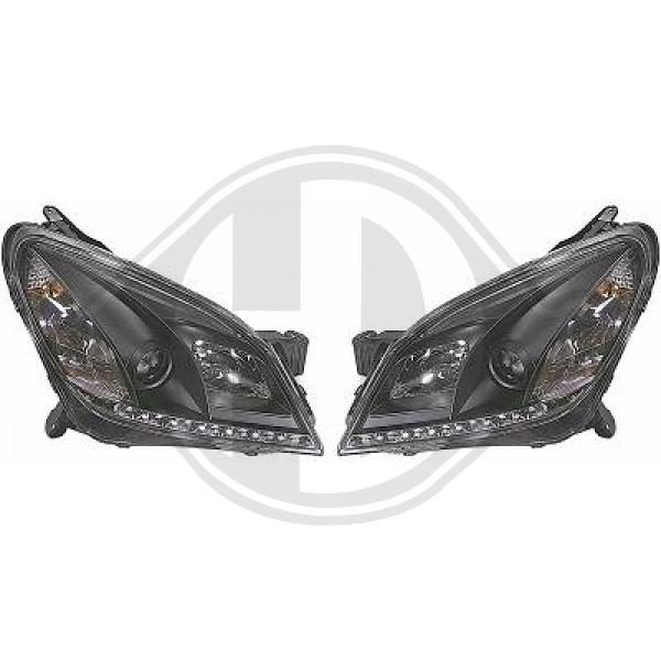 Opel Astra H 04-09 - Zestaw reflektora głównego