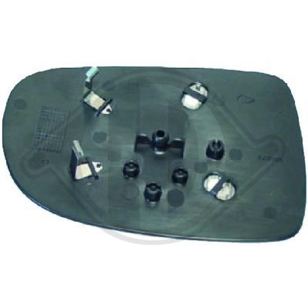 Opel Corsa C 00-03 - Szkło lusterka lusterko zewnętrzne