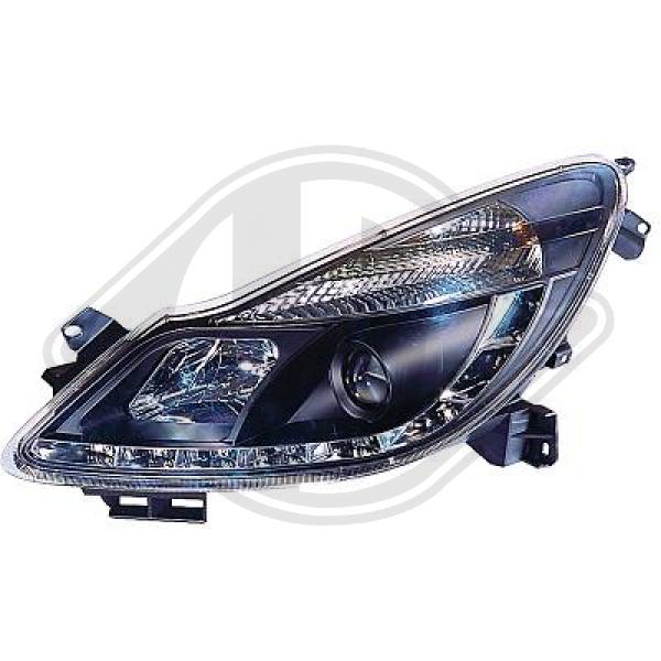 Opel Corsa D 3/5 trg. 06-10 - Zestaw reflektora głównego