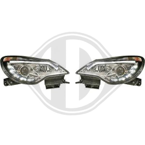 Opel Corsa D 3/5 trg. 11-14 - Zestaw reflektora głównego