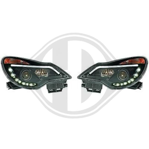 Opel Corsa D 3/5 trg. 11-14 - Zestaw reflektora głównego
