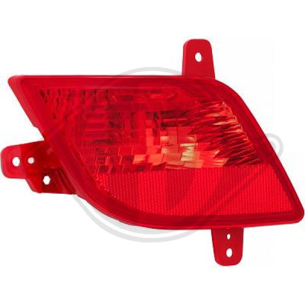 Opel Mokka 12-16 - Światło odblaskowe tylne