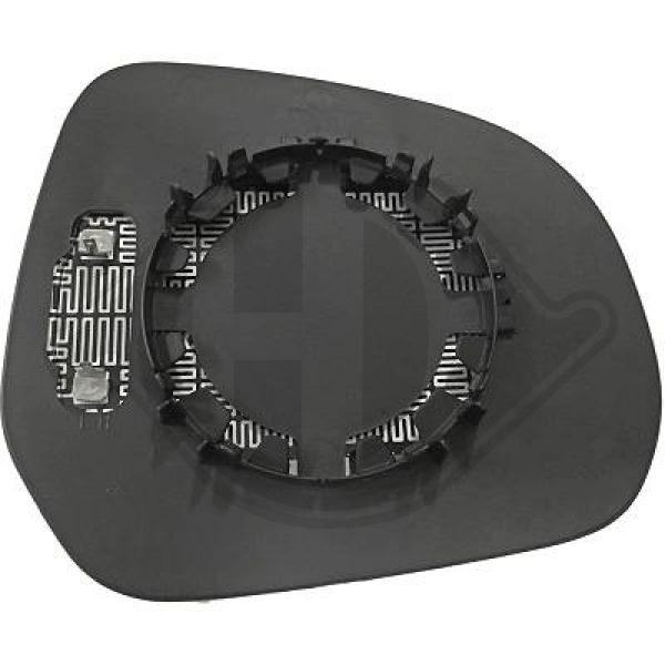 Opel Agila B 08->> - Szkło lusterka lusterko zewnętrzne