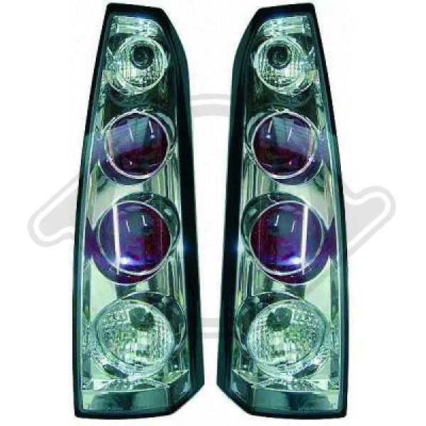 Opel Meriva 06-10 - Zestaw lampy tylnej