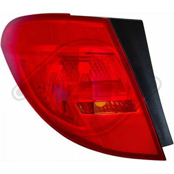 Opel Meriva 11-14 - Lampa tylna zespolona