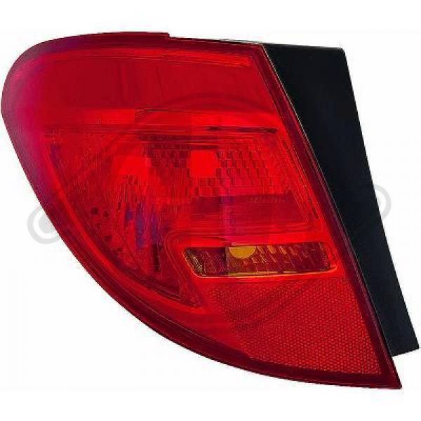 Opel Meriva 14->> - Lampa tylna zespolona