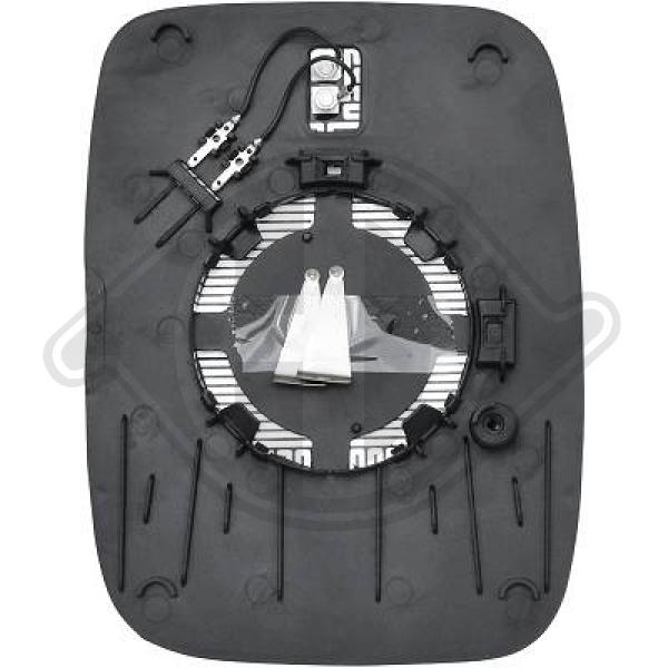 Nissan NV 300 16->> - Szkło lusterka lusterko zewnętrzne