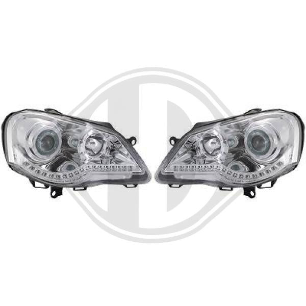 Volkswagen Polo 05-09 - Zestaw reflektora głównego