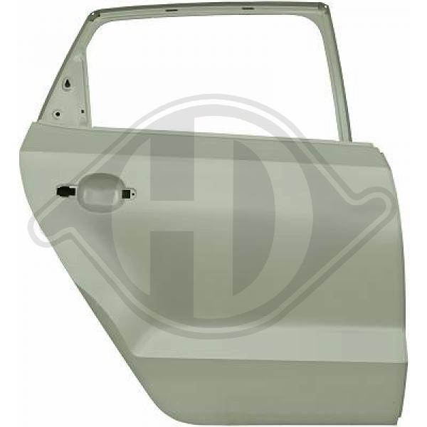 Volkswagen Polo 3/5 trg. 09-14 - Drzwi nadwozie