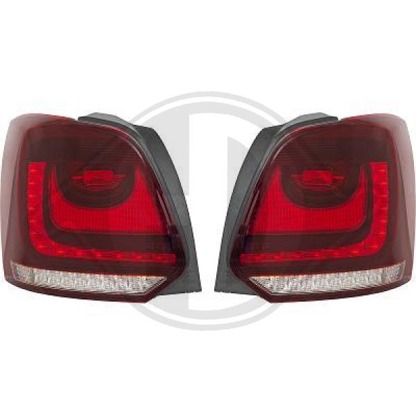Volkswagen Polo 3/5 trg. 09-14 - Zestaw lampy tylnej
