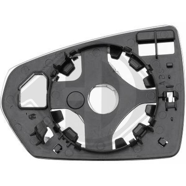 Volkswagen Polo 3/5 trg. 17-21 - Szkło lusterka lusterko zewnętrzne