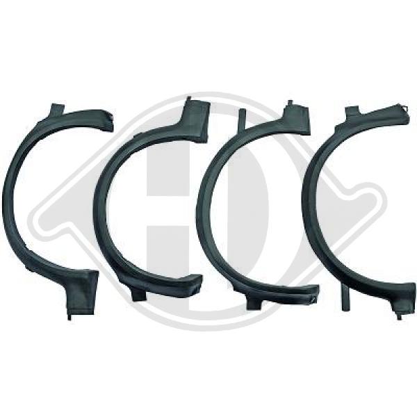 Volkswagen Golf II (Typ191) 83-91 - Zestaw listw ozdobnych / ochronnych