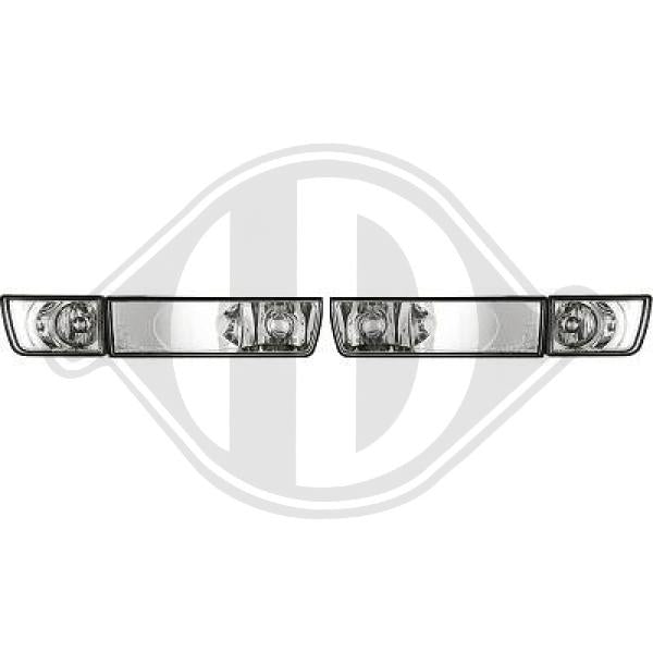 Volkswagen Golf III 91-97 - Zestaw reflektora przeciwmgłowego