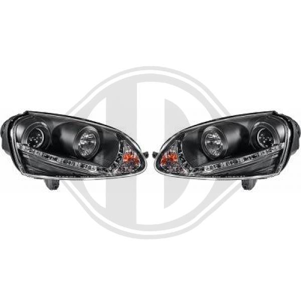 Volkswagen Golf V 03-08 - Zestaw reflektora głównego