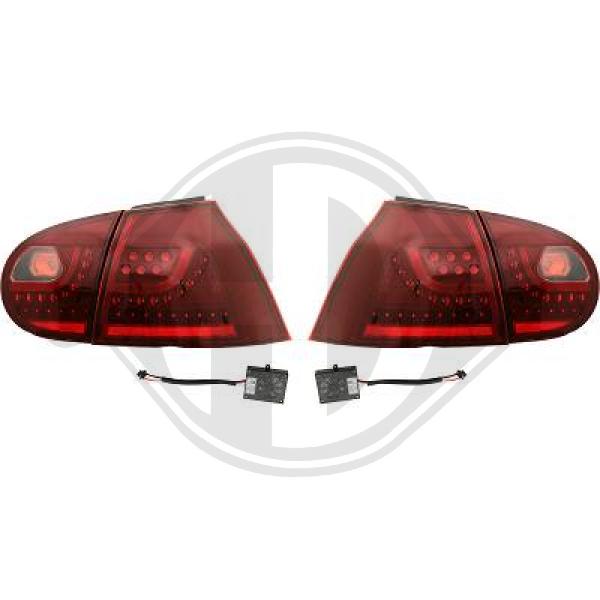 Volkswagen Golf V 03-08 - Zestaw lampy tylnej