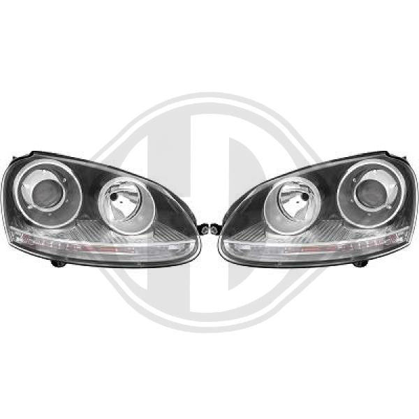 Volkswagen Golf V/VI Variant 07-09 - Zestaw reflektora głównego