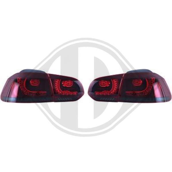 Volkswagen Golf VI Limousine 08-12 - Zestaw lampy tylnej