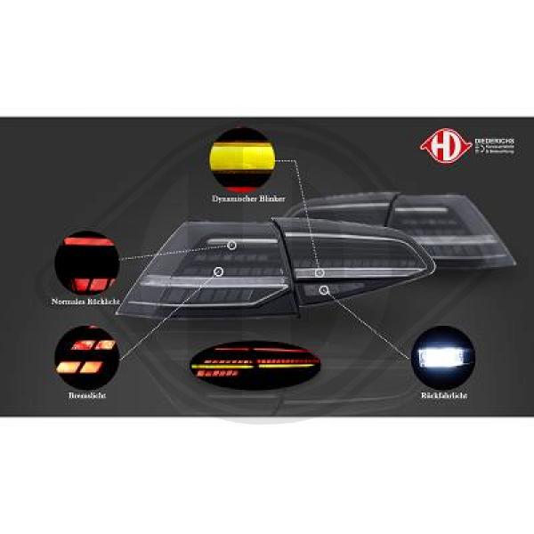 Volkswagen Golf VII Limousine 17-20 - Zestaw lampy tylnej