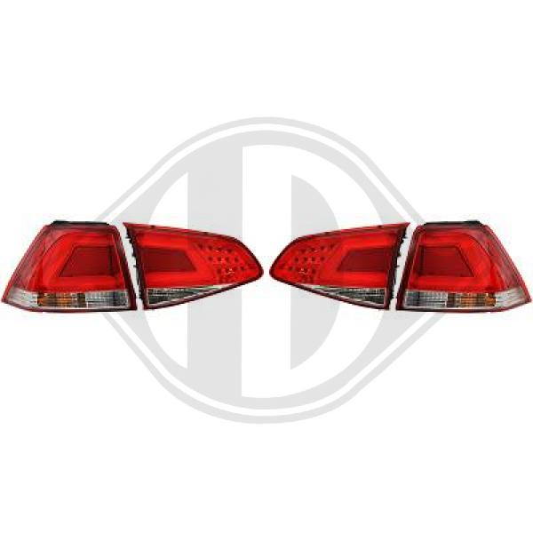 Volkswagen Golf VII Limousine 12-17 - Zestaw lampy tylnej