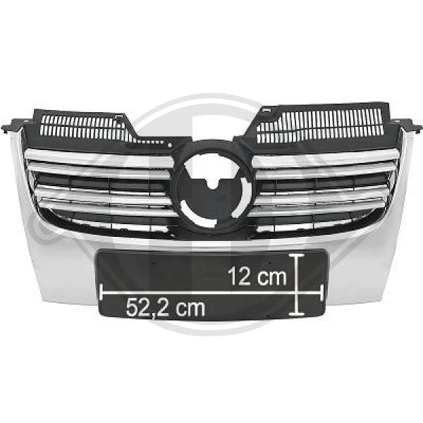 Volkswagen Jetta 05-10 - Kratka chłodnicy (grill)