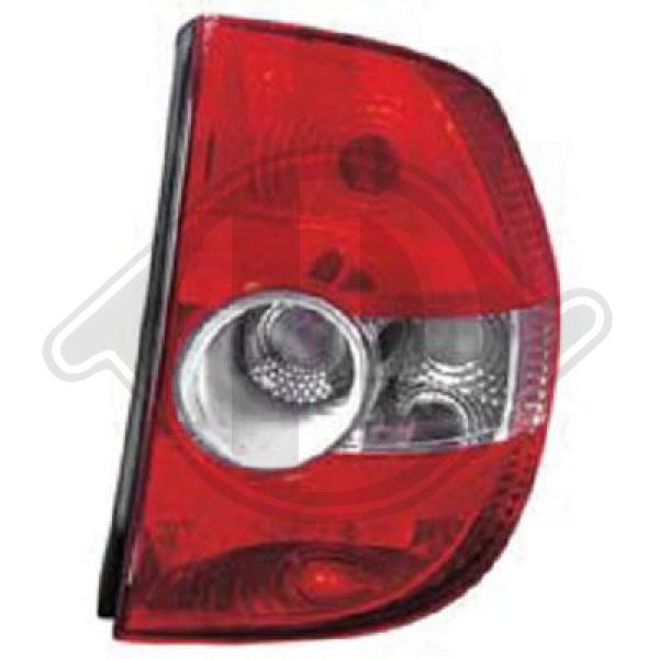 Volkswagen Fox 05-11 - Lampa tylna zespolona