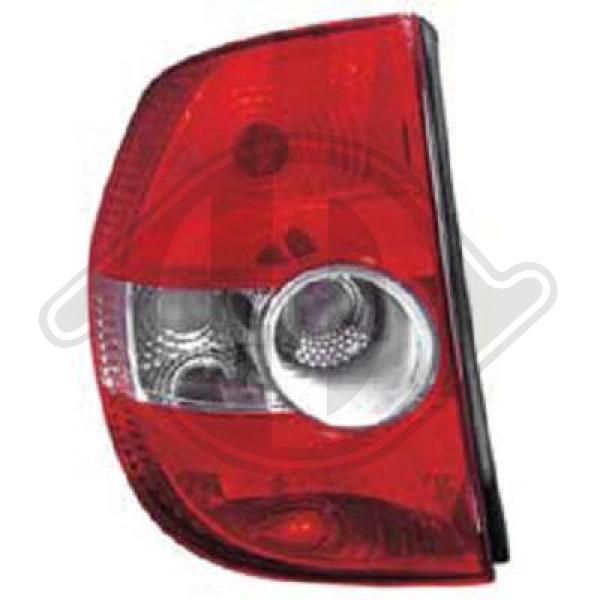 Volkswagen Fox 05-11 - Lampa tylna zespolona