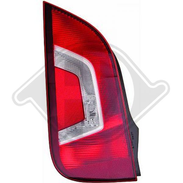 Volkswagen Up! 11-16 - Lampa tylna zespolona