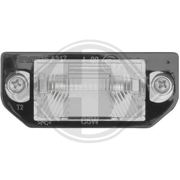 Volkswagen Passat B5 96-00 - Oświetlenie tablicy rejestracyjnej