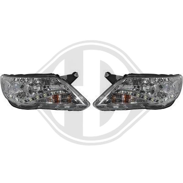 Volkswagen Tiguan 07-11 - Zestaw reflektora głównego