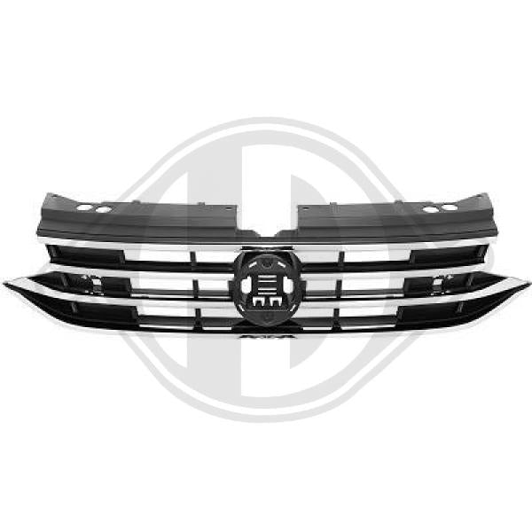 Volkswagen Tiguan 20->> - Kratka chłodnicy (grill)