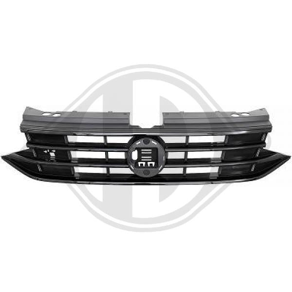 Volkswagen Tiguan 20->> - Kratka chłodnicy (grill)