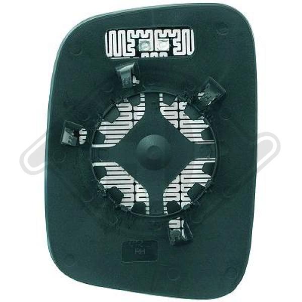 Volkswagen T5 Multivan/Caravelle 03-09 - Szkło lusterka lusterko zewnętrzne