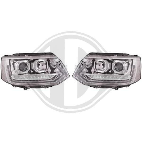 Volkswagen T5 Multivan/Caravelle 09-15 - Zestaw reflektora głównego