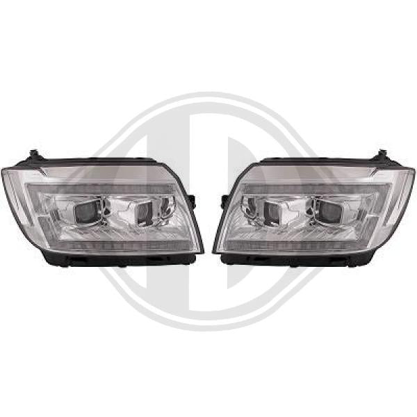 Volkswagen Crafter 17->> - Zestaw reflektora głównego