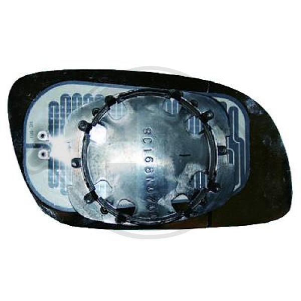 Volkswagen Touran 03-06 - Szkło lusterka lusterko zewnętrzne