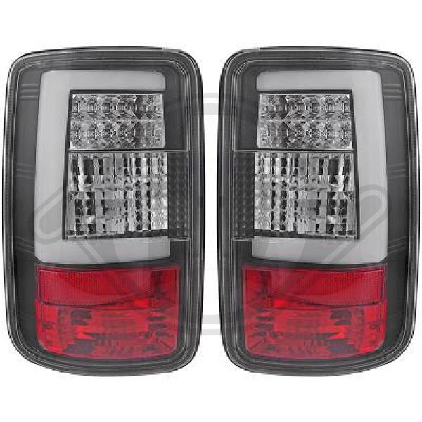 Volkswagen Caddy 04-15 - Zestaw lampy tylnej