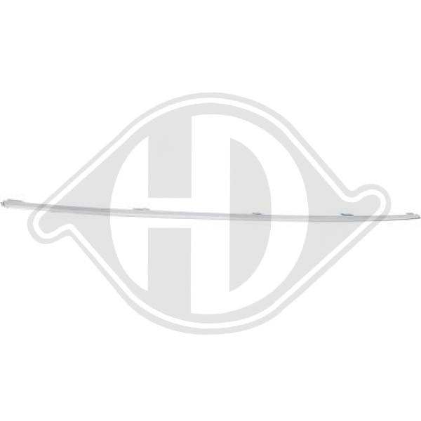Volkswagen Touran 15->> - Listwa ozdobna / ochronna zderzak