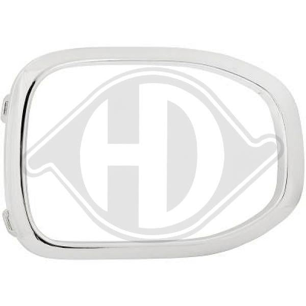 Volkswagen T-Cross 19->> - Listwa ozdobna / ochronna zderzak