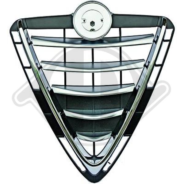 Alfa-Romeo Giulietta 10->> - Kratka chłodnicy (grill)