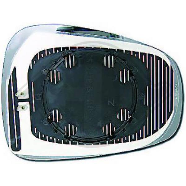 Alfa-Romeo Mito 08->> - Szkło lusterka lusterko zewnętrzne