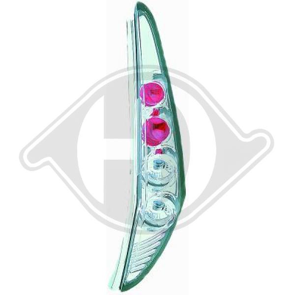 Fiat Punto 99-03 - Zestaw lampy tylnej