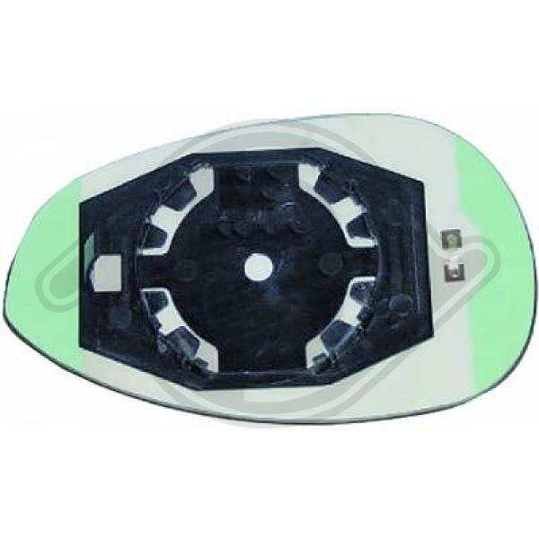 Fiat Punto Evo 09-11 - Szkło lusterka lusterko zewnętrzne