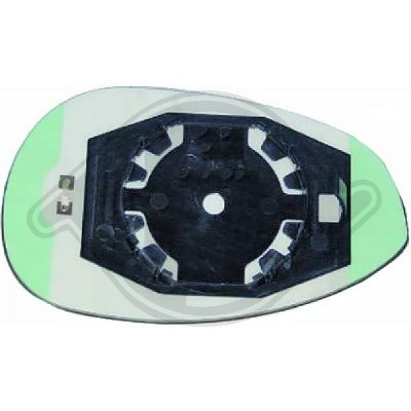 Fiat Grande Punto 05-09 - Szkło lusterka lusterko zewnętrzne