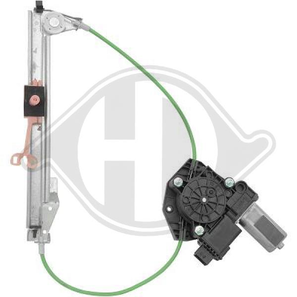 Fiat Grande Punto 05-09 - Podnośnik szyby